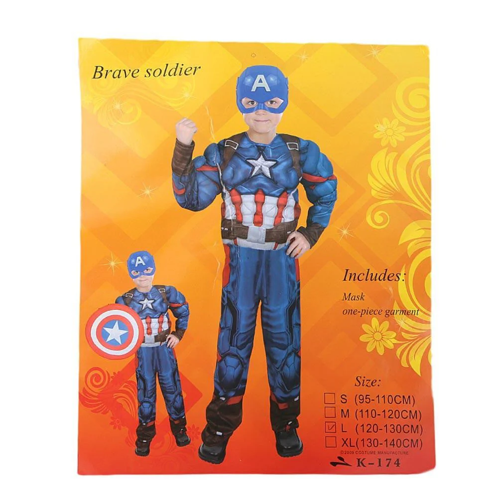 Boys Captain America Costume - Image 5