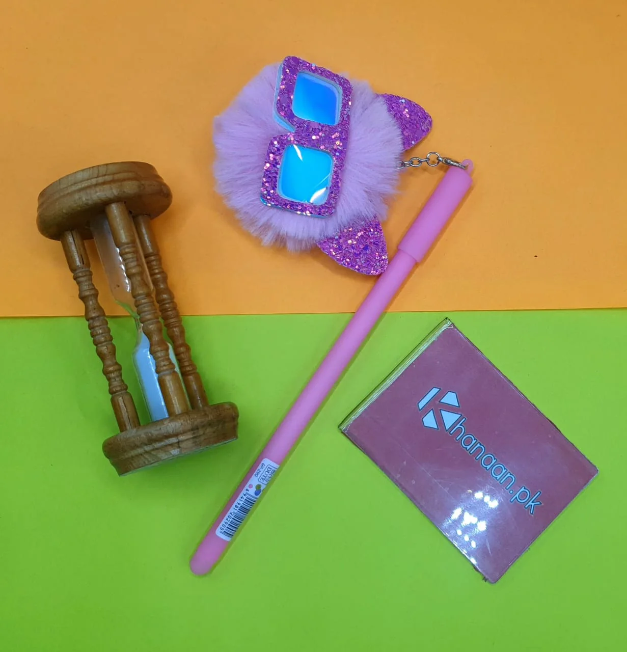 Cat Pom Pom With Goggles Pen - Image 4