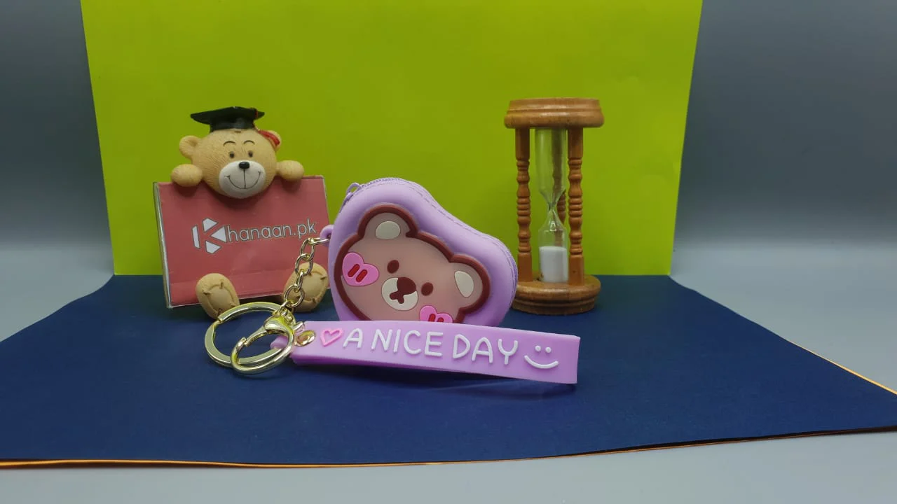 Cute Heart Mini Silicone Zip Lock Purse - Image 4