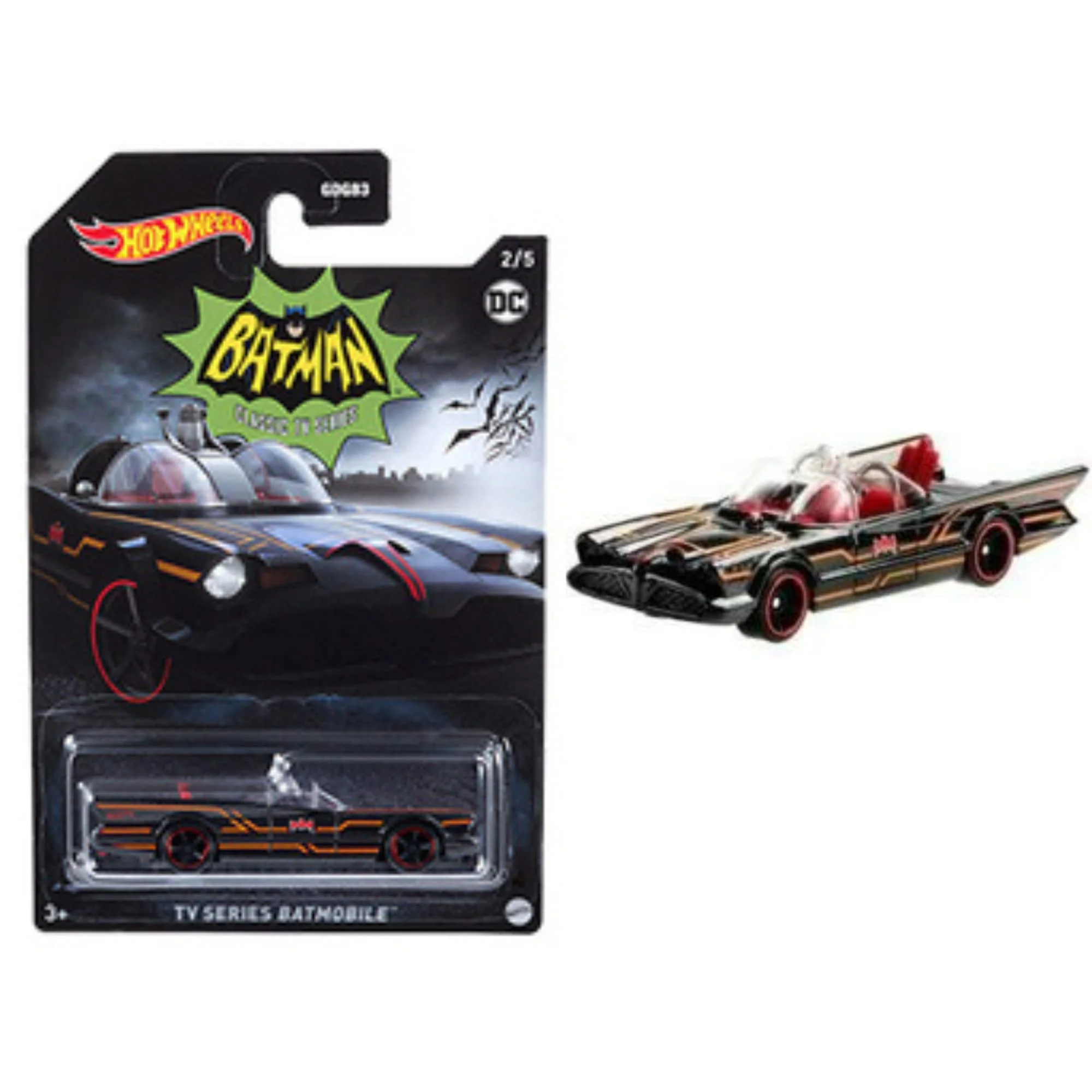 Diecast Hot wheels Tv Series Batmobile - Image 3