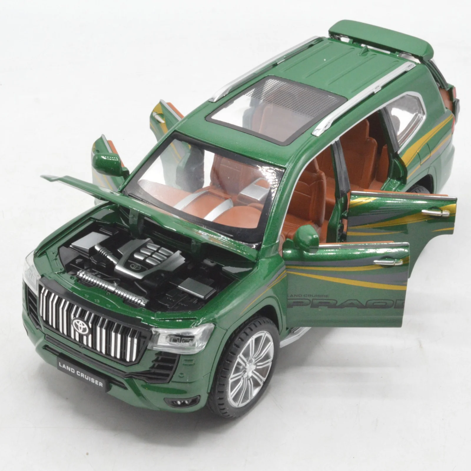 Diecast Land Cruiser Prado Car 1:24 Scale - Image 4
