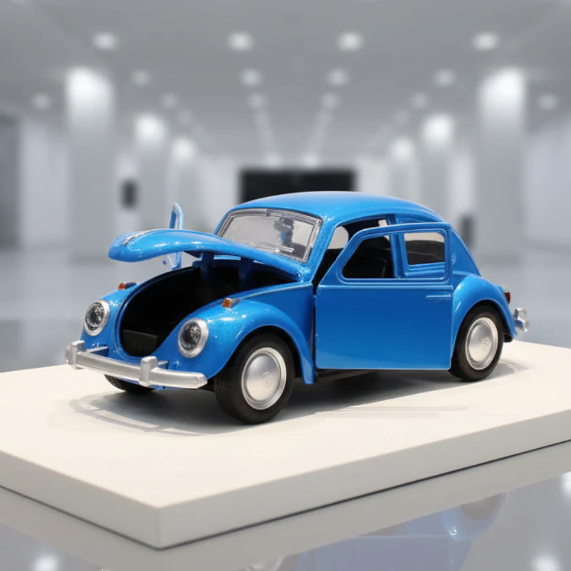 Diecast Volkswagen Beetle Car with Light & Sound - Image 10