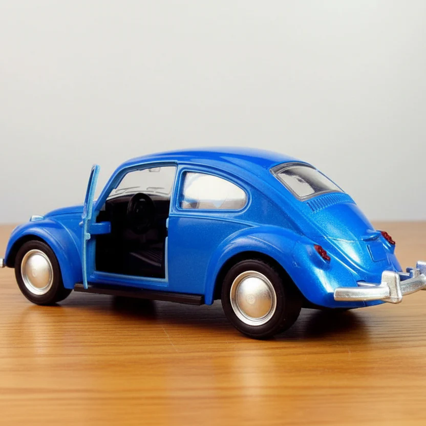 Diecast Volkswagen Beetle Car with Light & Sound - Image 12