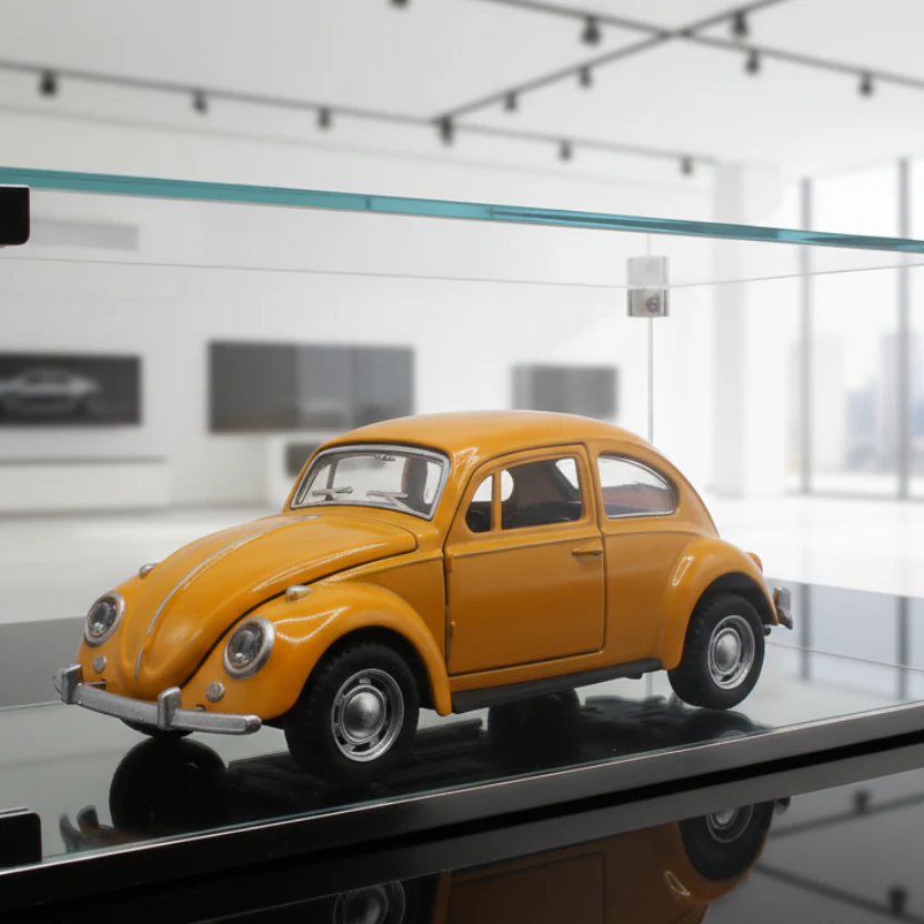 Diecast Volkswagen Beetle Car with Light & Sound - Image 3