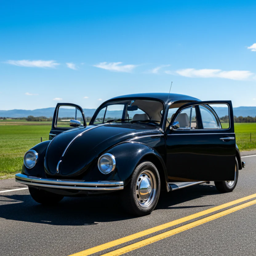 Diecast Volkswagen Beetle Car with Light & Sound - Image 5