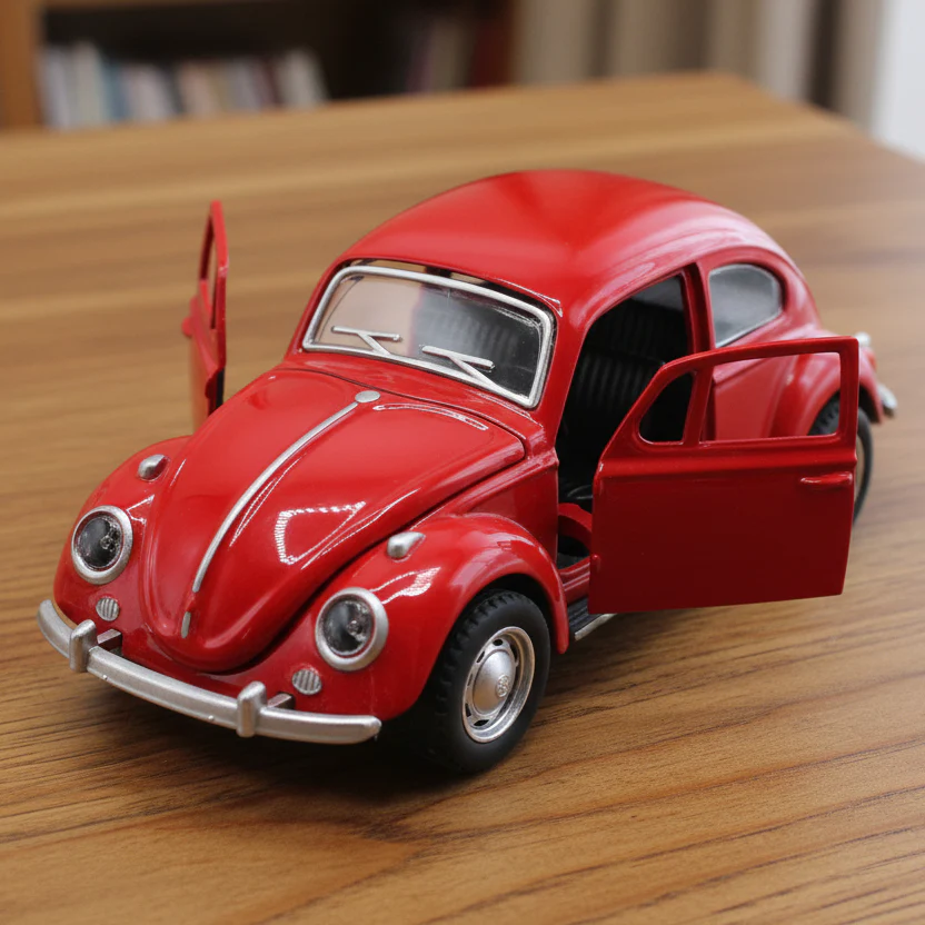 Diecast Volkswagen Beetle Car with Light & Sound - Image 6