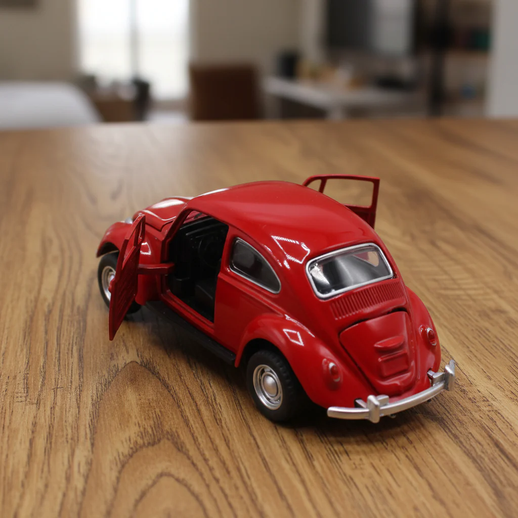 Diecast Volkswagen Beetle Car with Light & Sound - Image 7