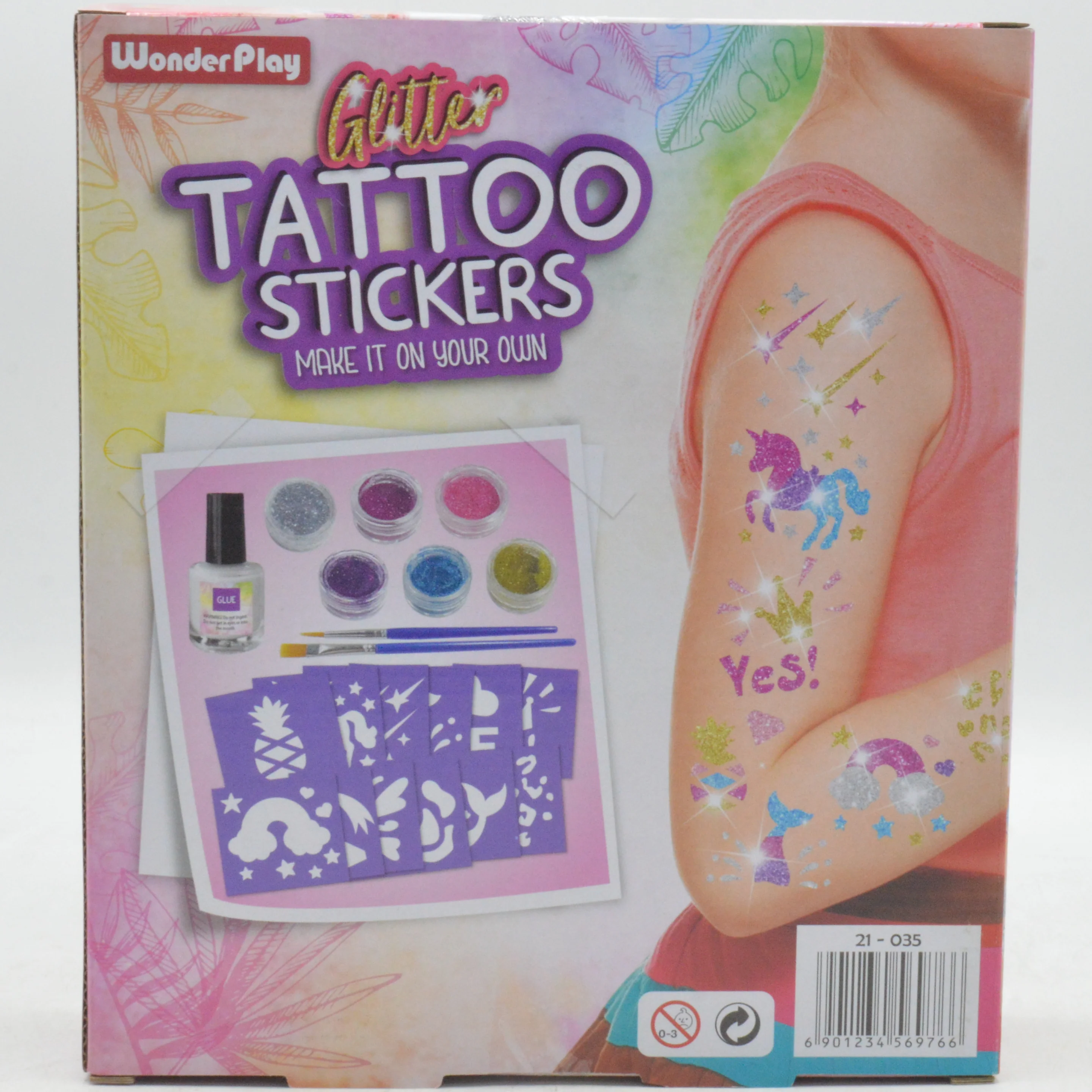 Glitter Tattoo Stickers For Girls - Image 3