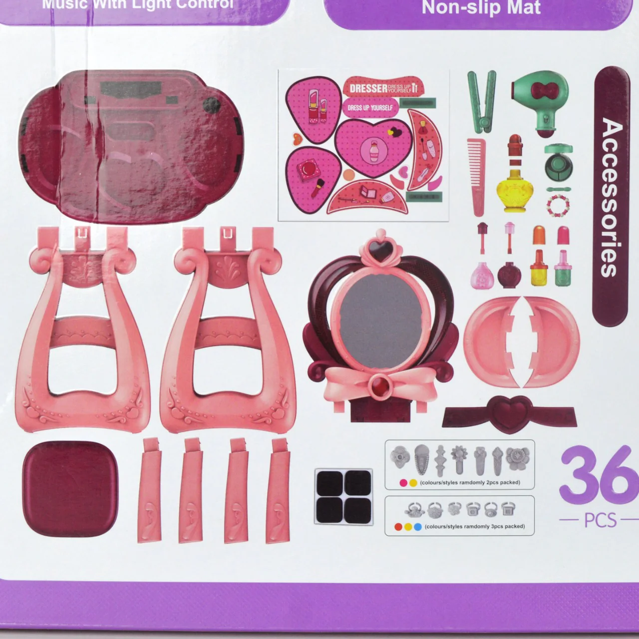 Kids Beautician Make-Up Desk Light & Sound - Image 5