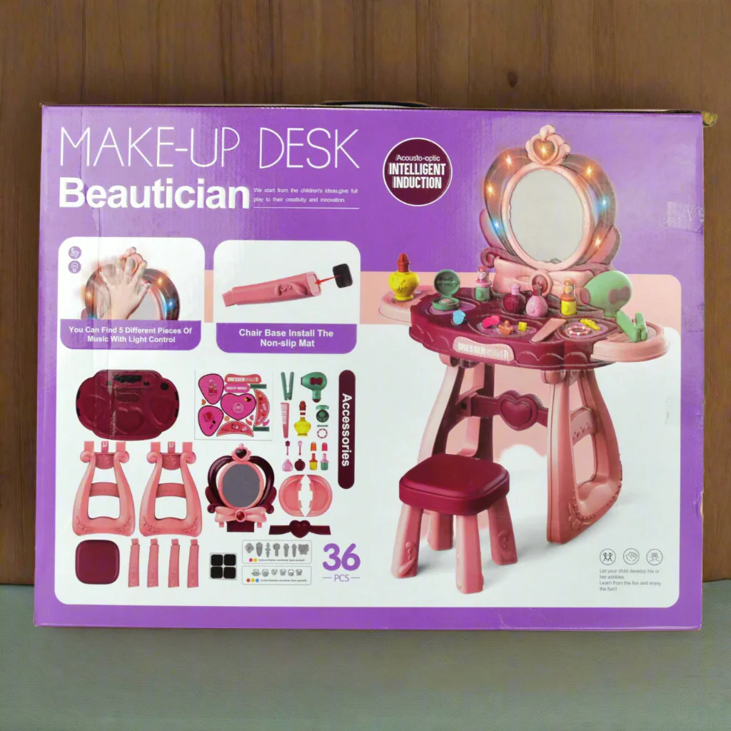 Kids Beautician Make-Up Desk Light & Sound - Image 6
