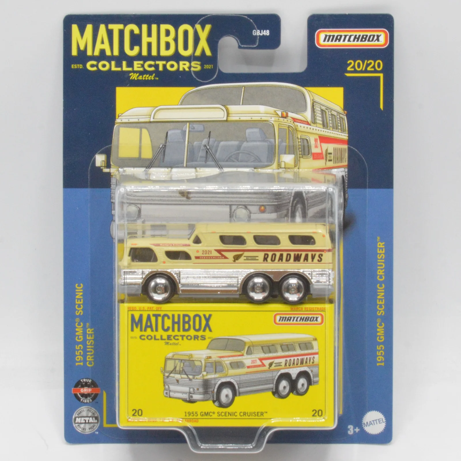 Matchbox Diecast 1955 GMC Scenic Cruiser GRK35 - Image 5