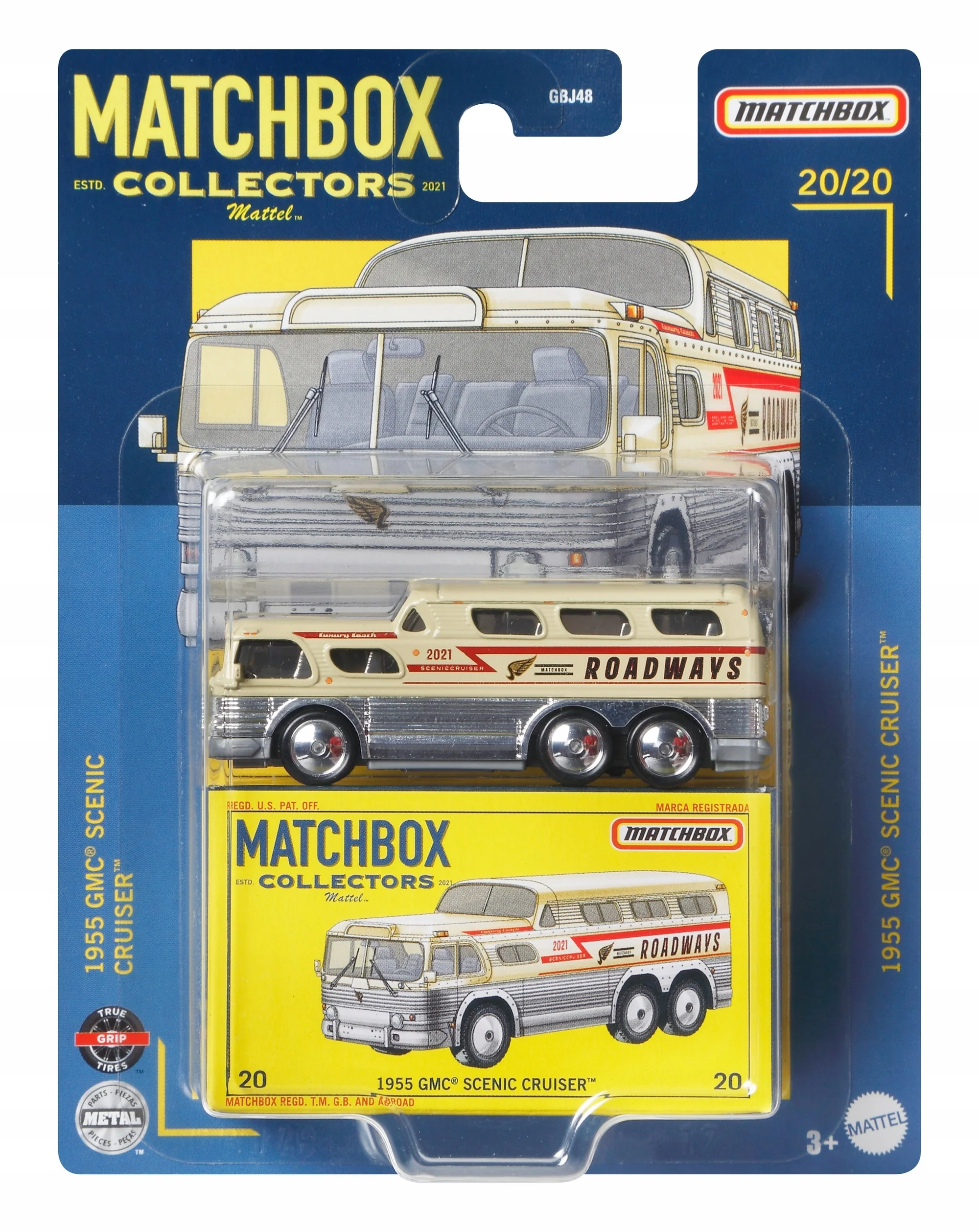 Matchbox Diecast 1955 GMC Scenic Cruiser GRK35 - Image 6