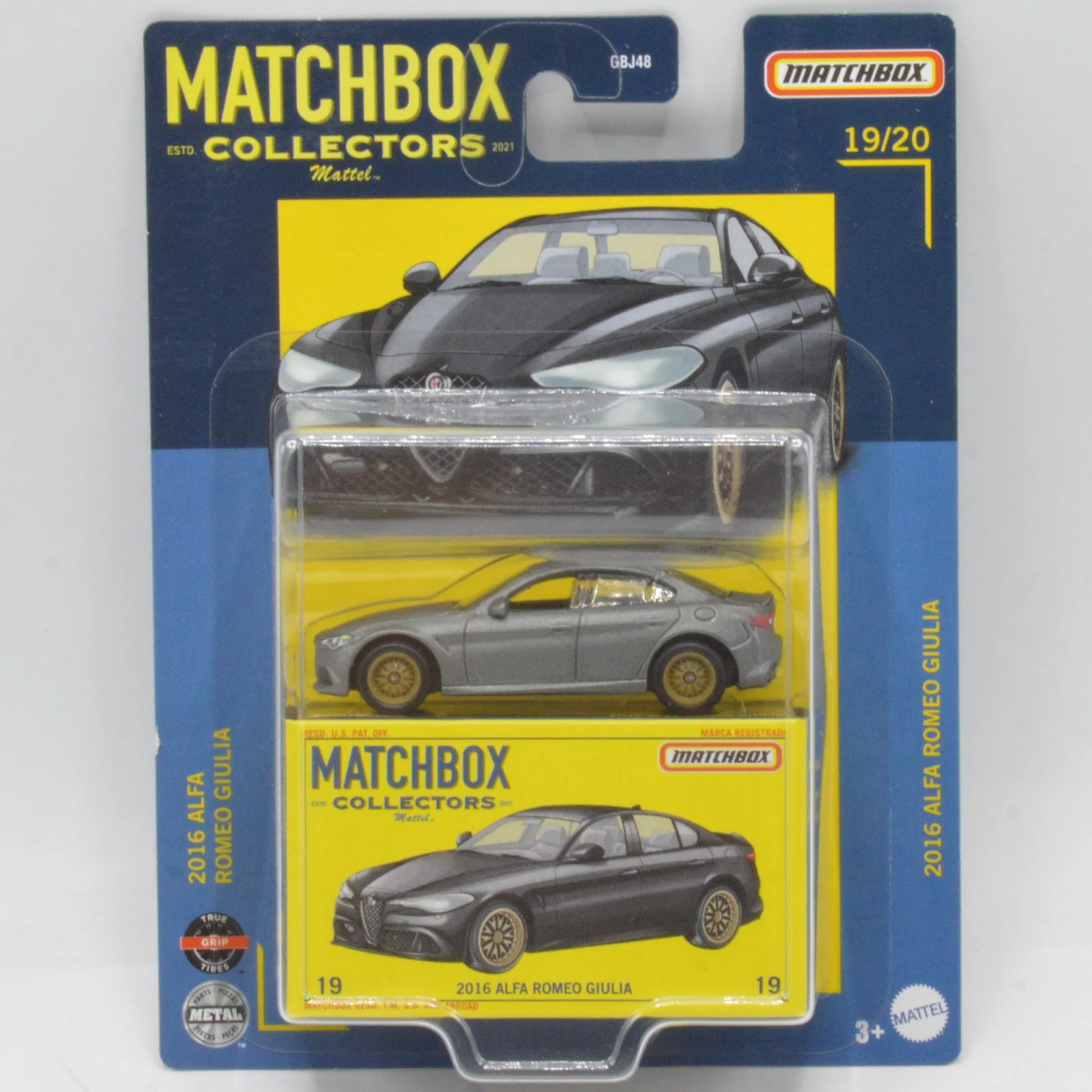 Matchbox Diecast 2016 ALFA Romeo Giulia GRK34 - Image 4