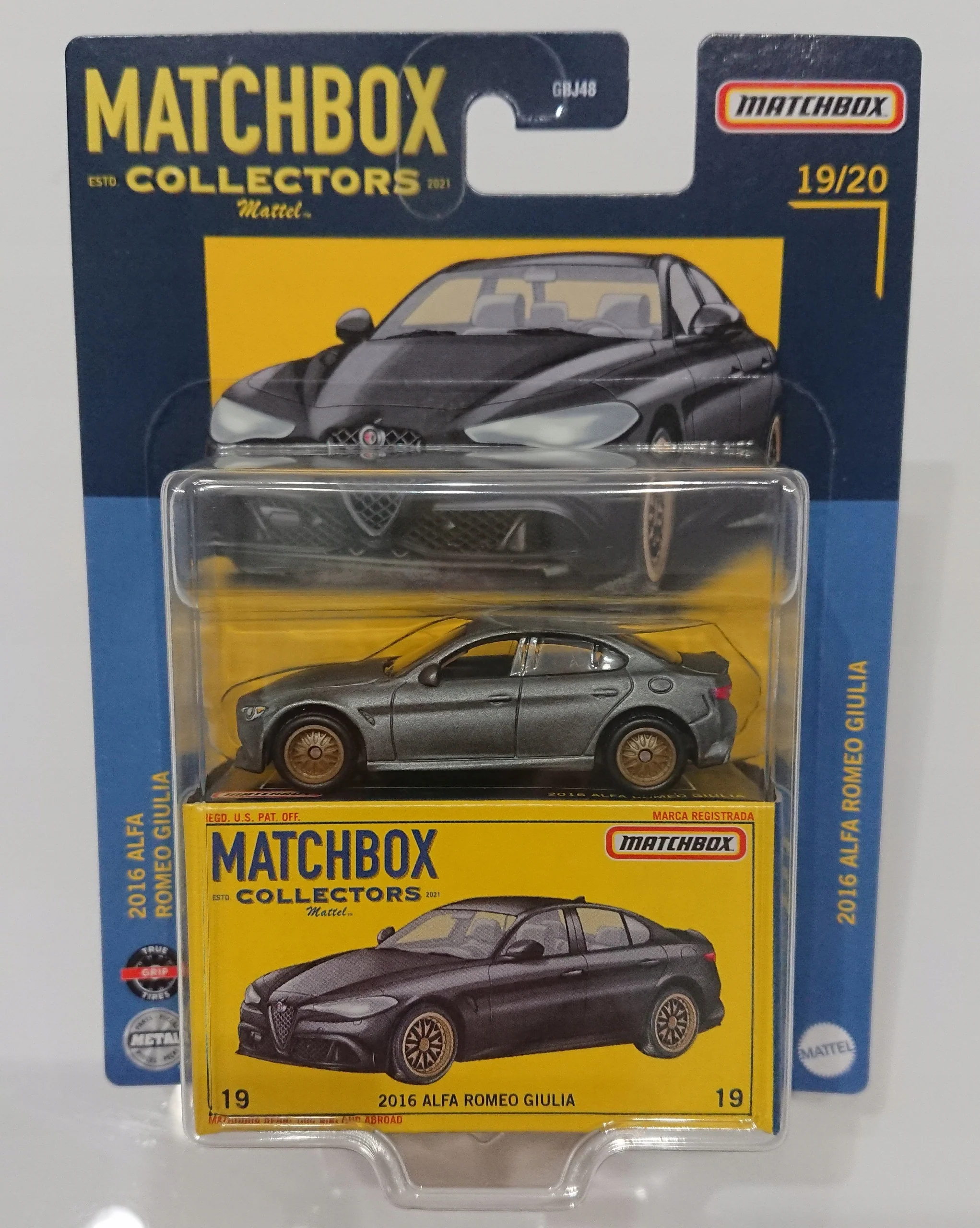 Matchbox Diecast 2016 ALFA Romeo Giulia GRK34 - Image 6
