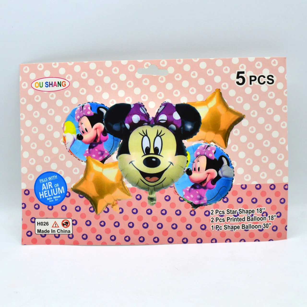 Mickey Mouse Theme Balloon Pack of 5 - Image 3