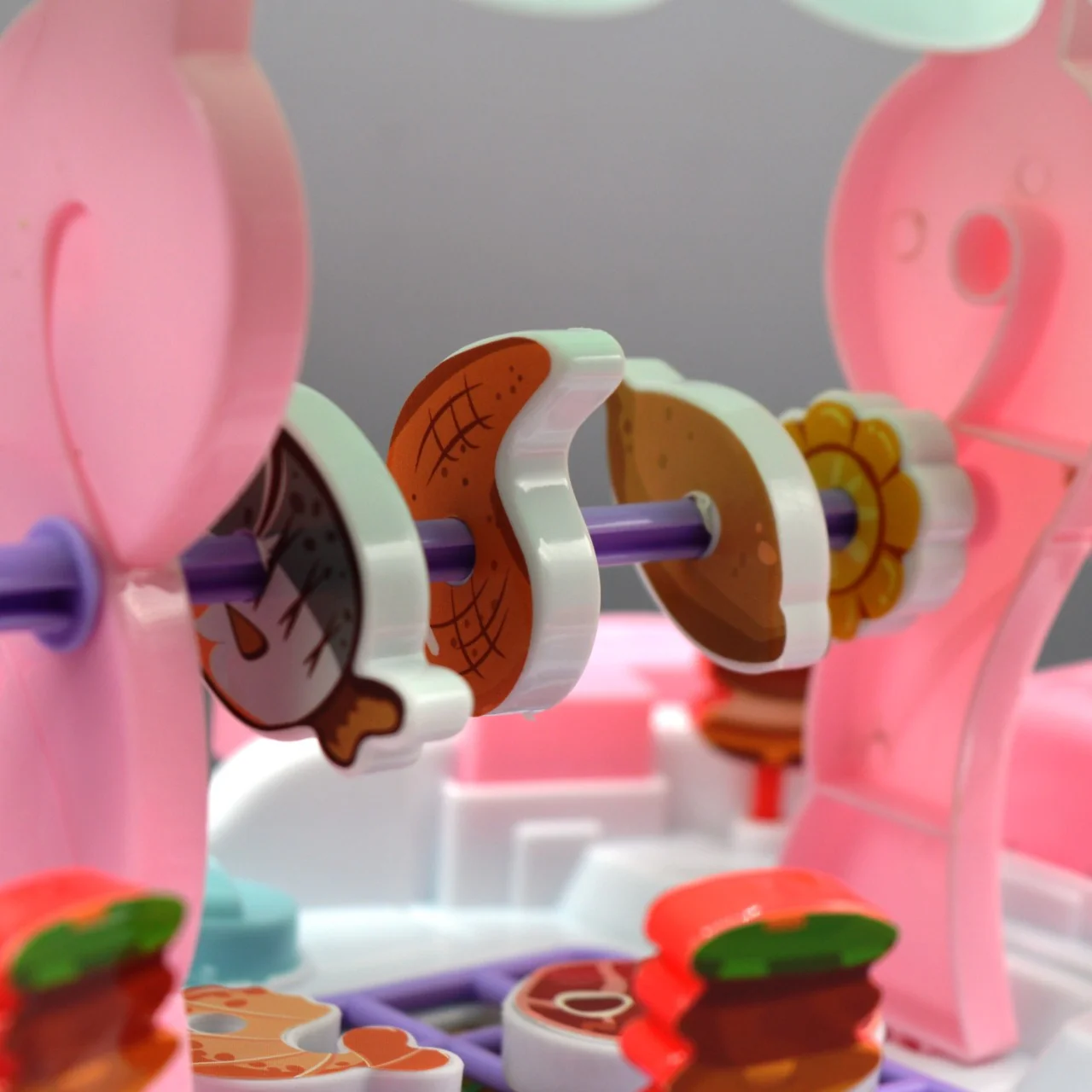 Mini Portable Barbecue Cart with Light and Sound - Image 3