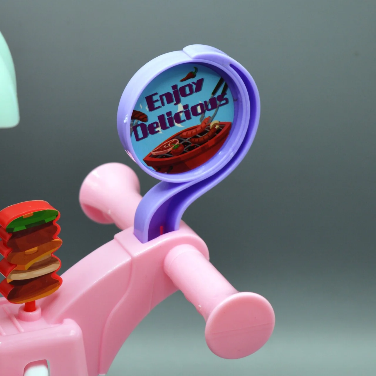 Mini Portable Barbecue Cart with Light and Sound - Image 5