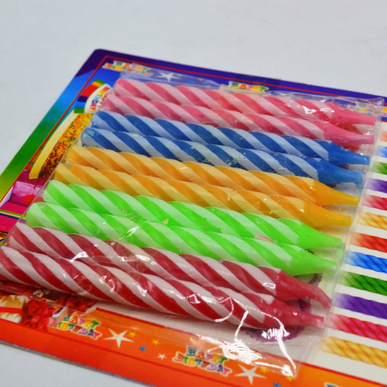 Multi Color Birthday Candle Pack of 60 - Image 3