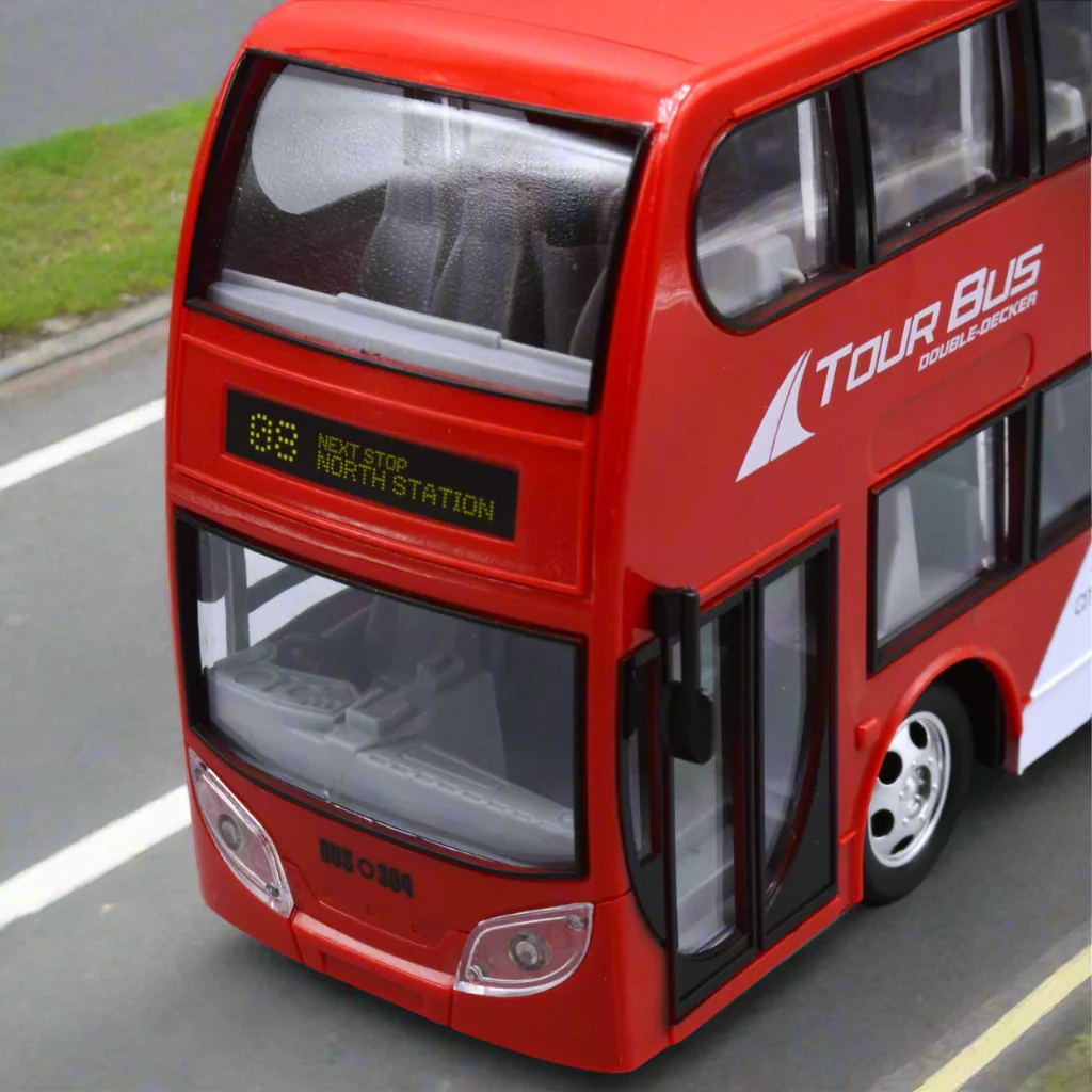 RC Double-Decker Bus Rechargeable with Light and Sound - Image 4