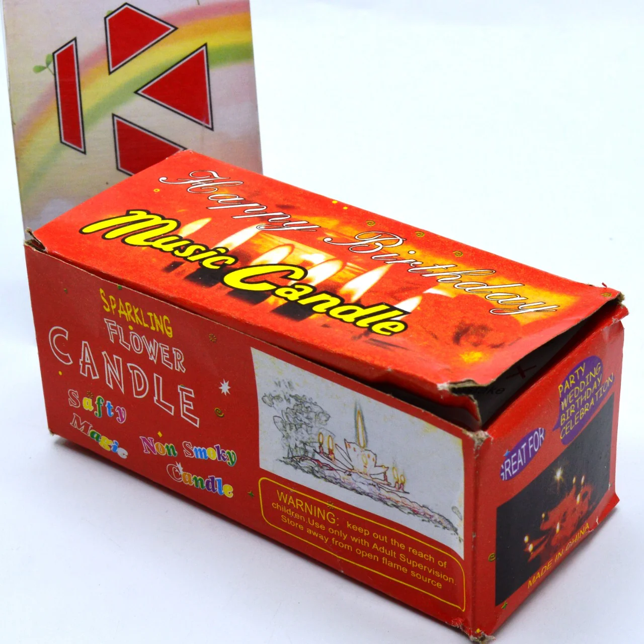 Sparkling Flower Candle - Image 3